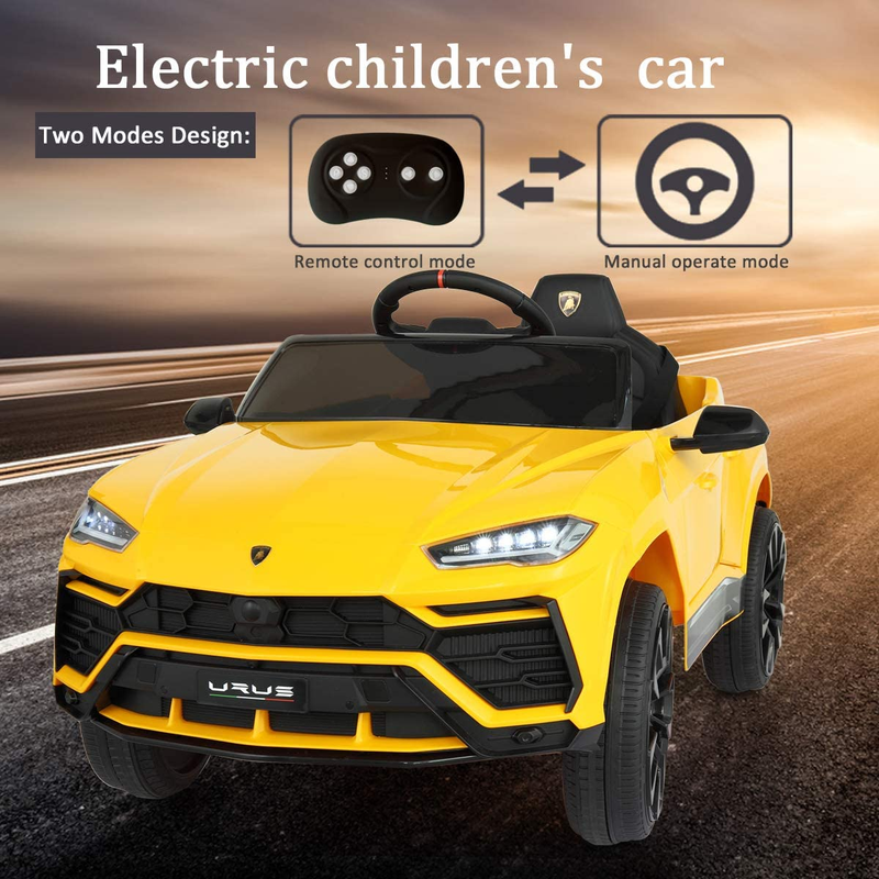 Load image into Gallery viewer, Rev Up the Fun with the 12V Licensed Lamborghini Urus Kids Ride-On Car - Electric Motorized Vehicle for Endless Adventures!
