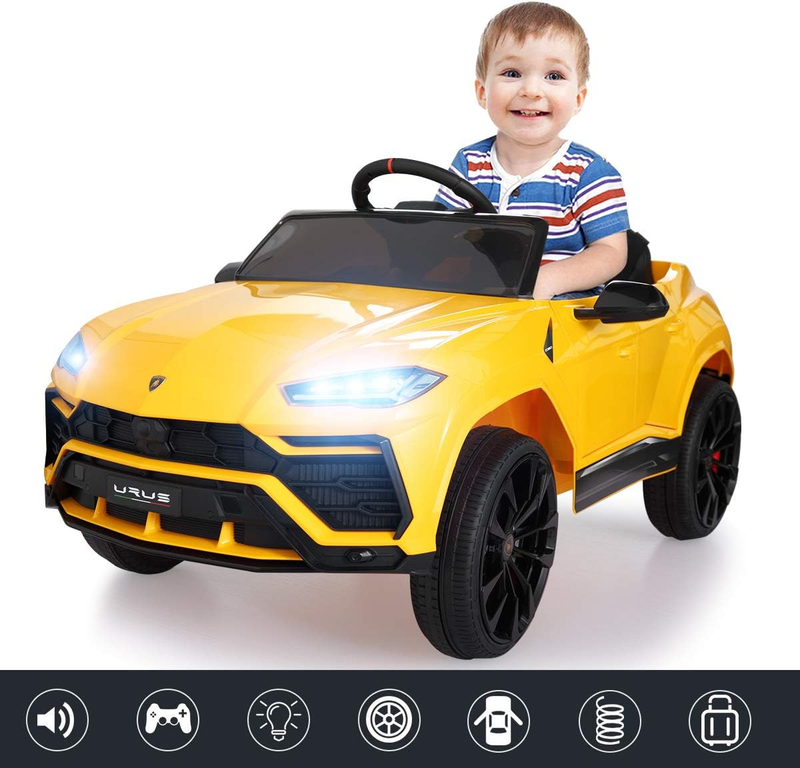 Load image into Gallery viewer, Rev Up the Fun with the 12V Licensed Lamborghini Urus Kids Ride-On Car - Electric Motorized Vehicle for Endless Adventures!
