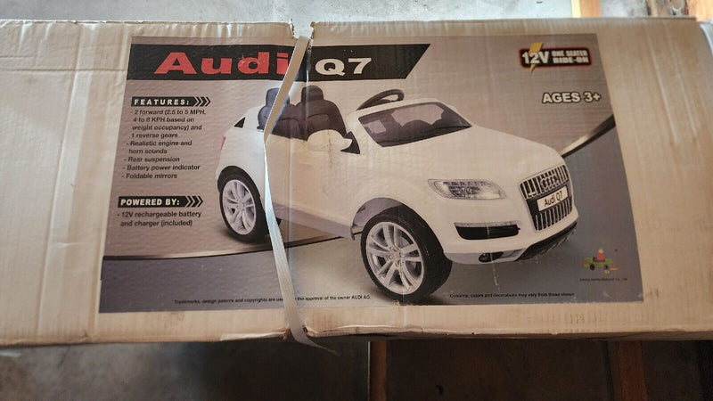 Load image into Gallery viewer, Rev Up the Fun with the Audi Q7 12V Ride-On Toy for Kids
