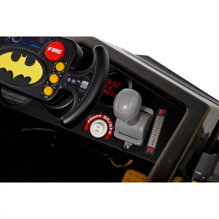 Load image into Gallery viewer, Rev up the Fun with the Batmobile 6-Volt Ride-On Car
