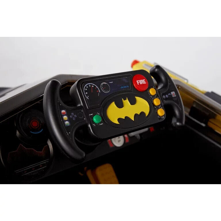 Load image into Gallery viewer, Rev up the Fun with the Batmobile 6-Volt Ride-On Car
