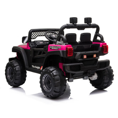 Rev up the Fun with the BBH-016 Double-Drive 12V Rose Red Off-Road Vehicle and 2.4G Remote Control
