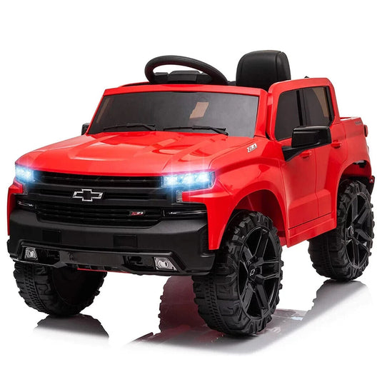 Rev Up the Fun with the Funtok Chevrolet Silverado 12V Electric Ride-On Car for Kids