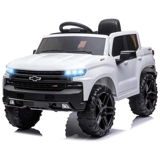 Rev Up the Fun with the Funtok Chevrolet Silverado 12V Electric Ride-On Car for Kids