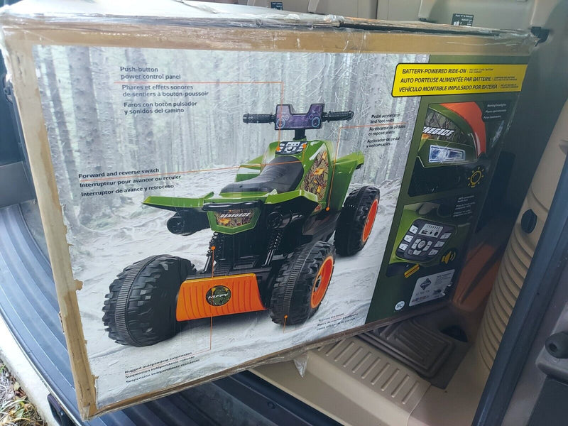 Load image into Gallery viewer, Rev up the Fun with the Huffy 12V Electric ATV for Kids
