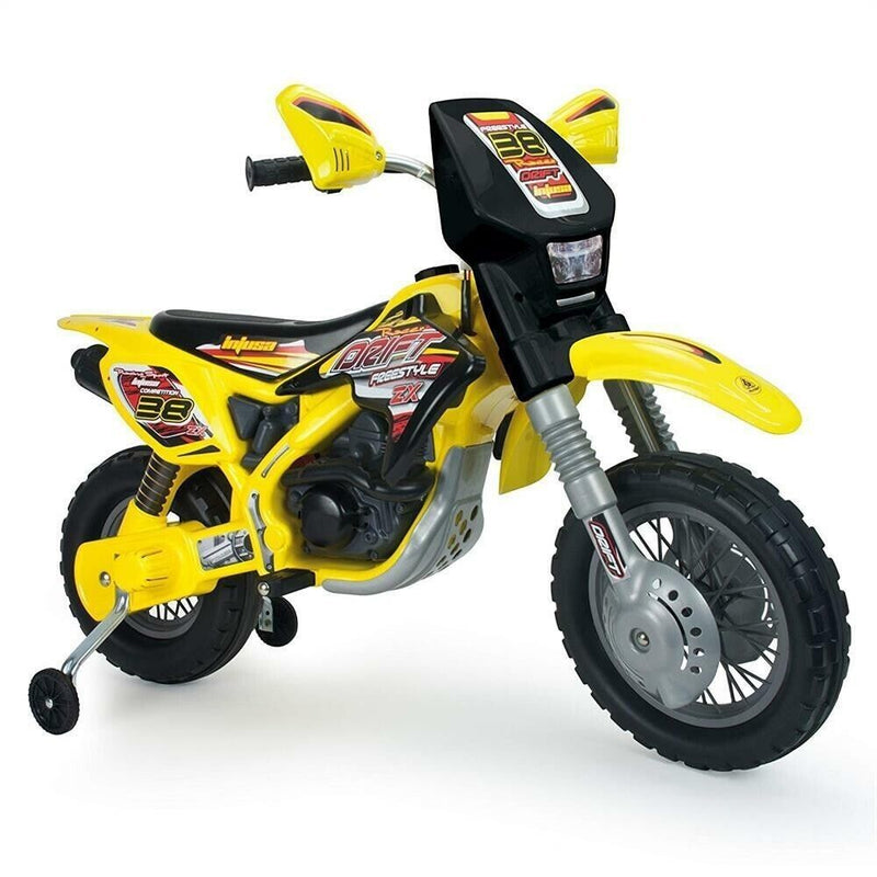 Load image into Gallery viewer, Rev up the Fun with the Injusa Drift ZX 12V Kids Dirt Bike - Perfect for Young Riders!
