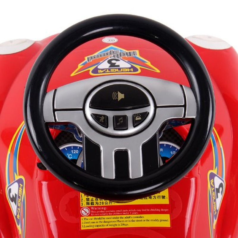 Load image into Gallery viewer, Rev Up the Fun with the Red Gliding Scooter Toy Car - Featuring Sound &amp; Light Effects!
