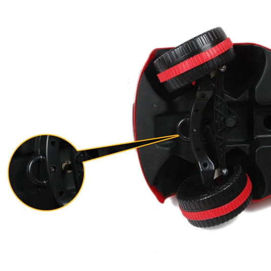 Rev Up the Fun with the Red Gliding Scooter Toy Car - Featuring Sound & Light Effects!