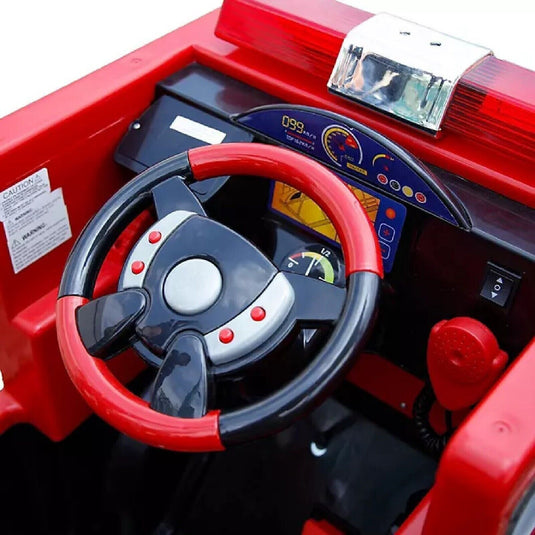 Rev Up Your Child's Imagination with the Kalee 12-Volt Firetruck Ride-On!