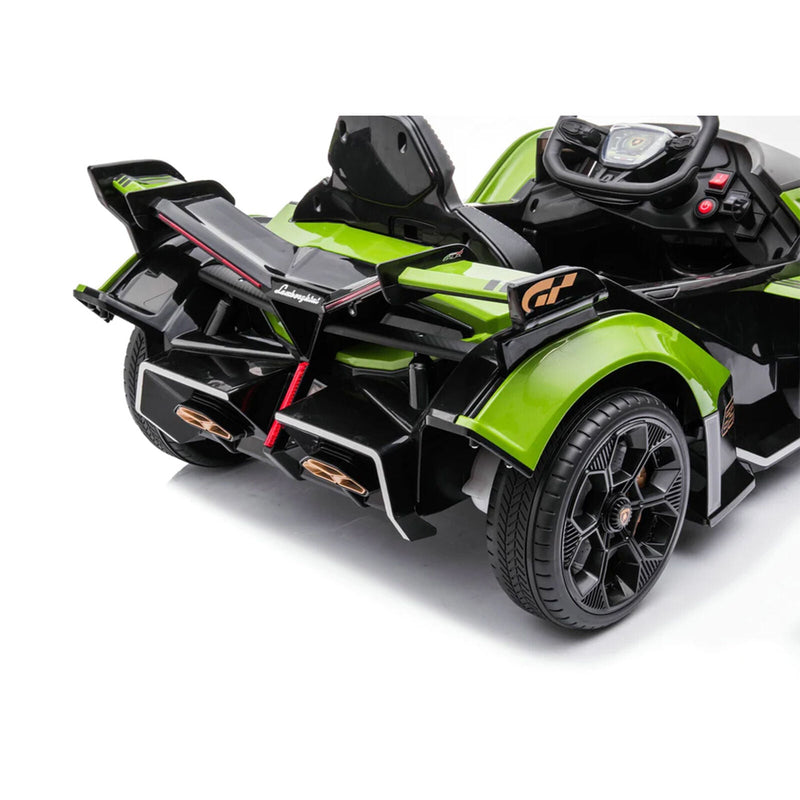 Load image into Gallery viewer, Rev Up Your Child&#39;s Playtime with the Lamborghini Gran Turismo V12 Vision Battery-Powered Ride-On Toy (Open Box)
