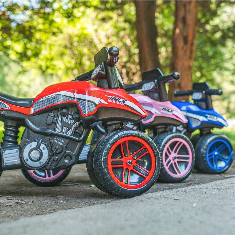 Load image into Gallery viewer, Rev Up Your Ride with FALK Rider Racing Pink Wide Wheels - Now Available for Ages 2 and Up!
