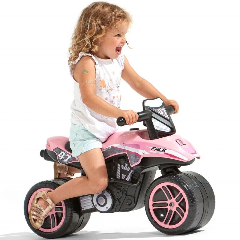 Load image into Gallery viewer, Rev Up Your Ride with FALK Rider Racing Pink Wide Wheels - Now Available for Ages 2 and Up!
