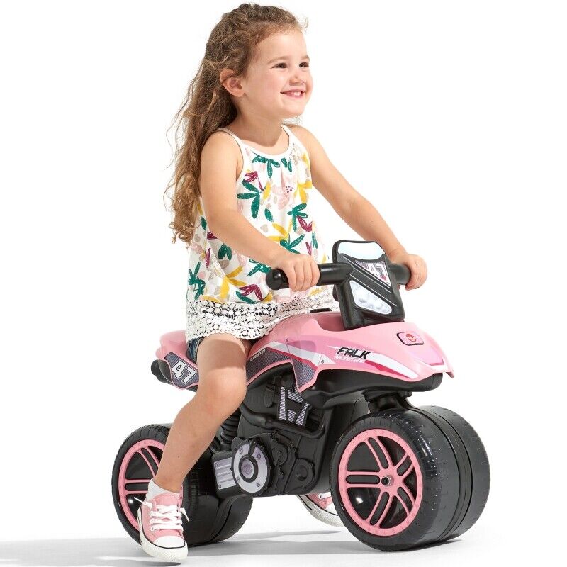 Load image into Gallery viewer, Rev Up Your Ride with FALK Rider Racing Pink Wide Wheels - Now Available for Ages 2 and Up!
