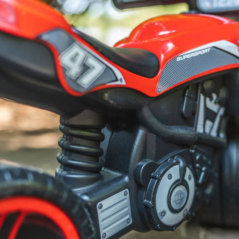 Load image into Gallery viewer, Rev Up Your Ride with FALK Rider Racing Red Wide Wheels - Now Available!
