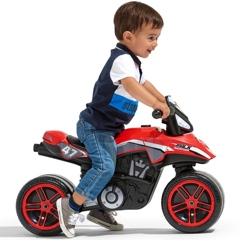 Load image into Gallery viewer, Rev Up Your Ride with FALK Rider Racing Red Wide Wheels - Now Available!
