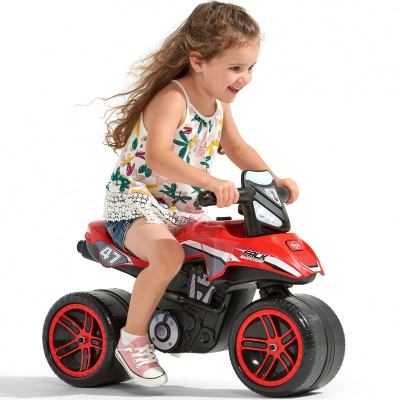 Load image into Gallery viewer, Rev Up Your Ride with FALK Rider Racing Red Wide Wheels - Now Available!
