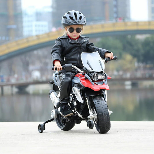 Rev Up Your Ride with the Rollplay BMW 6V Motorcycle in Red/Gray