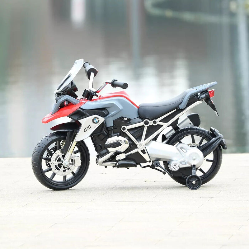 Load image into Gallery viewer, Rev Up Your Ride with the Rollplay BMW 6V Motorcycle in Red/Gray
