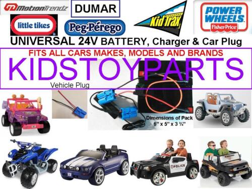 Revamp Your Vehicle: 24V Conversion Kit for All 12V Cars and Trucks (Includes Battery, Charger, and Plug)