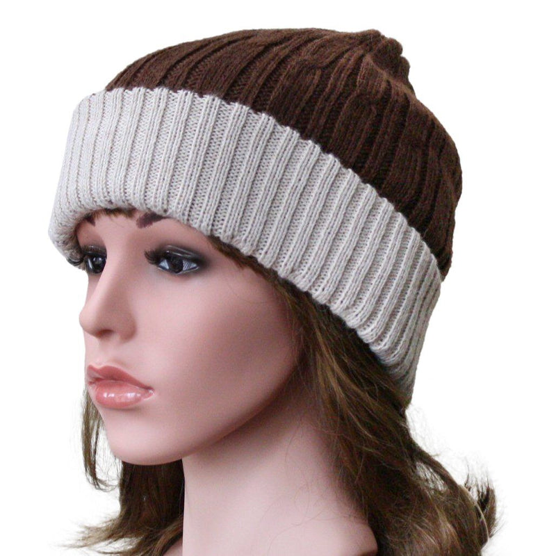 Load image into Gallery viewer, Reversible Cabled 100% Alpaca Knit Hat
