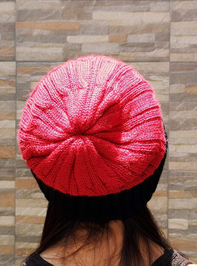 Load image into Gallery viewer, Reversible Cabled 100% Alpaca Knit Hat
