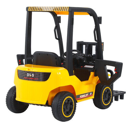 Load image into Gallery viewer, Revolutionize Playtime with the 12V7A Electric Frame Lifting Rod Ride-On Forklift for Kids: 3 Speeds and LED Lights Included!

