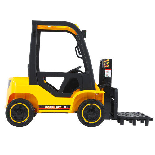 Load image into Gallery viewer, Revolutionize Playtime with the 12V7A Electric Frame Lifting Rod Ride-On Forklift for Kids: 3 Speeds and LED Lights Included!
