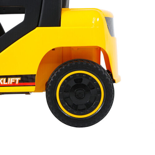 Load image into Gallery viewer, Revolutionize Playtime with the 12V7A Electric Frame Lifting Rod Ride-On Forklift for Kids: 3 Speeds and LED Lights Included!
