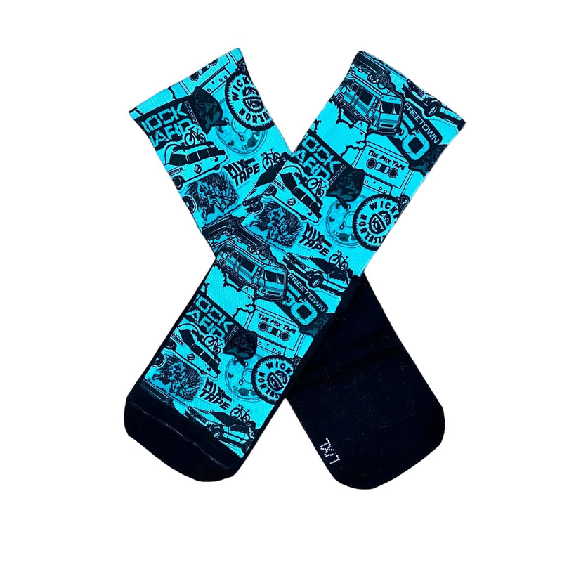 Load image into Gallery viewer, RHR Sticker Pack SUB6 6" Socks
