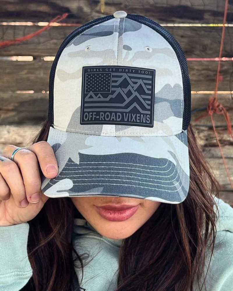 Load image into Gallery viewer, Ride Free Camo Trucker
