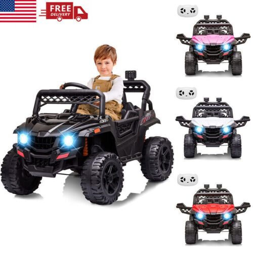 Ride in Style: 12v Electric Truck Toy for Kids with Remote Control - Available in 4 Colors!