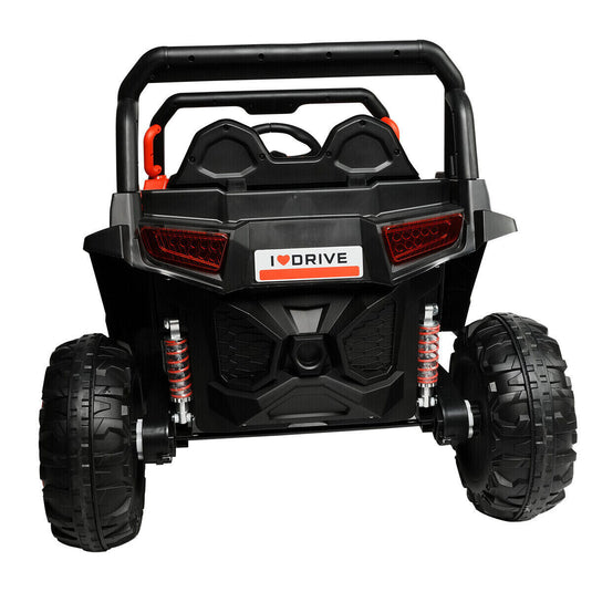 Ride in Style: 2 Seater Kids Electric Car with RC, Music, and APP Control by LUCKYERMORE