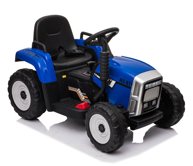 Load image into Gallery viewer, Ride in Style with the LUCKYERMORE 12V Electric Tractor Trailer for Kids
