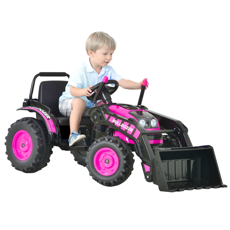 Load image into Gallery viewer, Ride-On Bulldozer Toy with Digger Scoop for Toddlers - Perfect for Construction Playtime!
