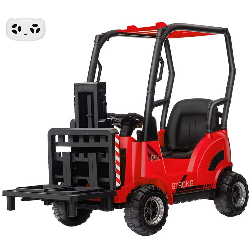 Load image into Gallery viewer, 12V Ride-On Forklift Car with Liftable Fork and Pallet Tent
