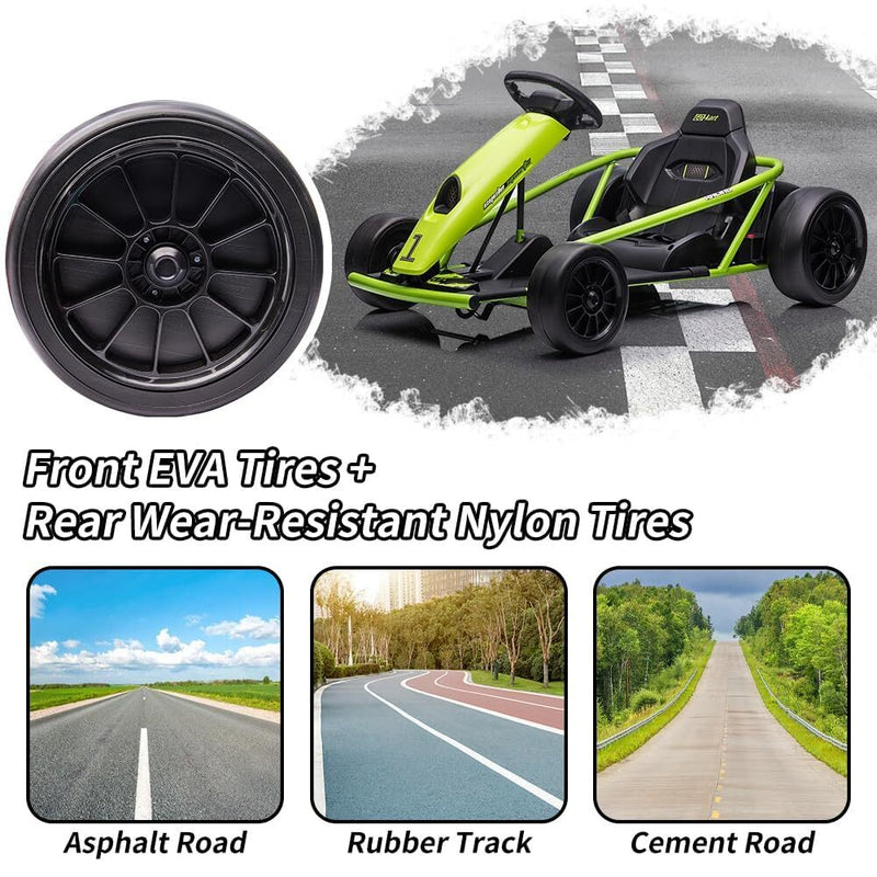 Load image into Gallery viewer, 24V Electric Ride-On Go-Kart for Kids High-Speed Drifting Car Toy
