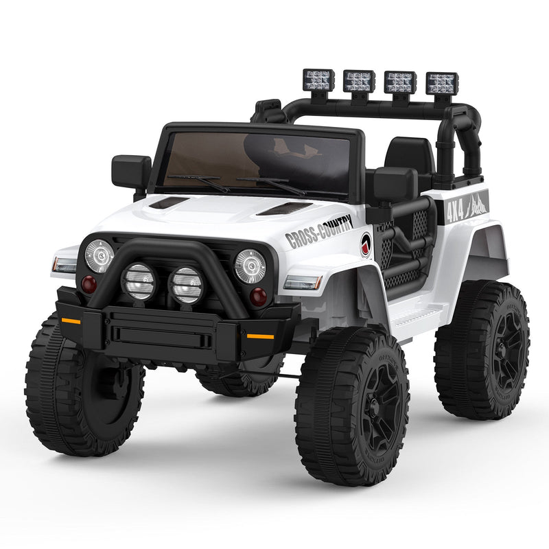 Load image into Gallery viewer, 12V Battery-Powered Electric Ride-On Jeep Car for Kids with Remote Control Toy
