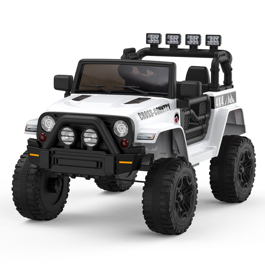 12V Battery-Powered Electric Ride-On Jeep Car for Kids with Remote Control Toy
