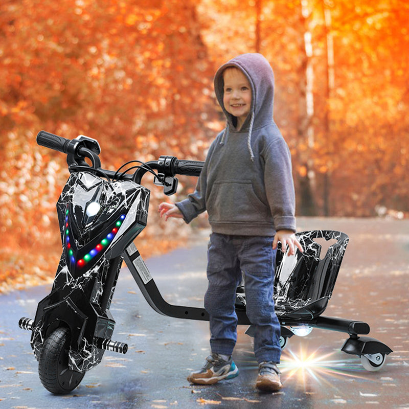 Load image into Gallery viewer, Kids Ride-On Drift Tricycle with Large Wheels for Ages 8 and Up
