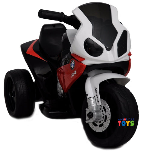 Kids 6V Licensed BMW Ride-On Motorbike Tricycle with MP3 Music in Multiple Colors