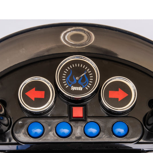 Electric 6V 3-Wheel Ride-On Motorcycle with LED Lights for Toddlers and Kids