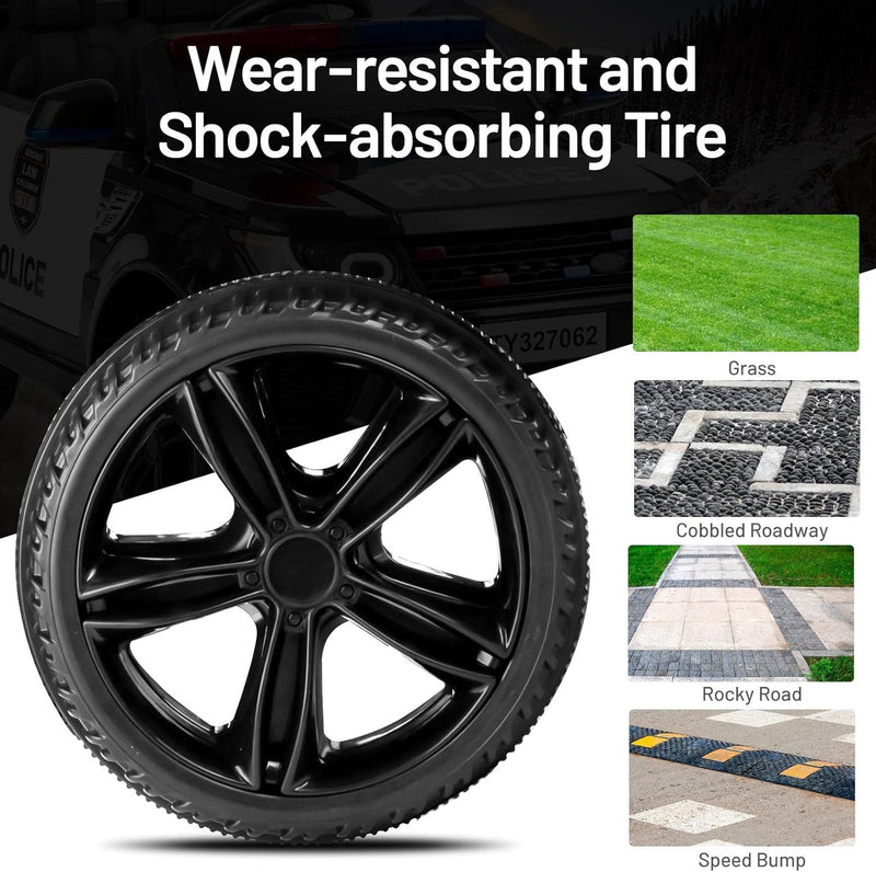 Load image into Gallery viewer, 12V Electric Ride-On Police Car for Kids with Siren, Flashing Lights, and Horn
