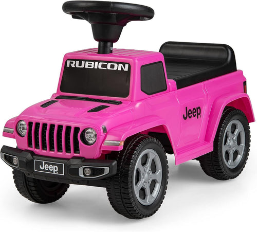 Licensed Jeep Foot-to-Floor Toddler Ride-On Push Car with Engine Sound
