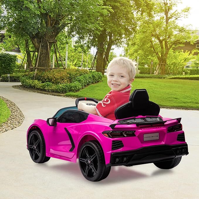 Load image into Gallery viewer, 12V Battery-Powered Ride-On Sports Car for Kids Licensed Corvette Model
