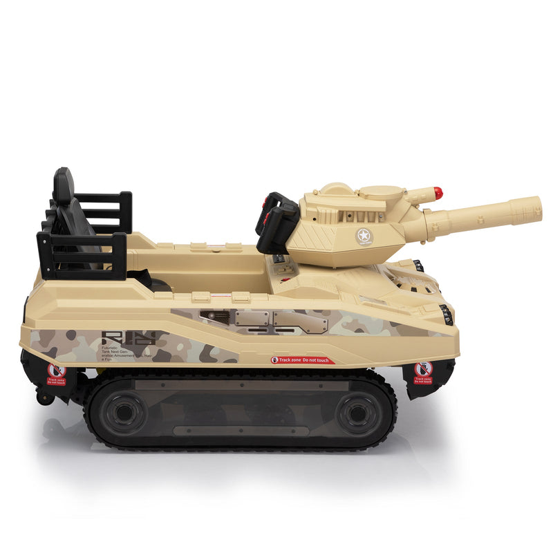 Load image into Gallery viewer, 24V Ride-On Thunder Tank Car with Fighting Cannon and Rotating Turret
