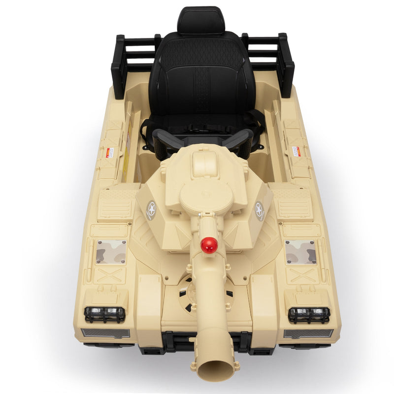 Load image into Gallery viewer, 24V Ride-On Thunder Tank Car with Fighting Cannon and Rotating Turret
