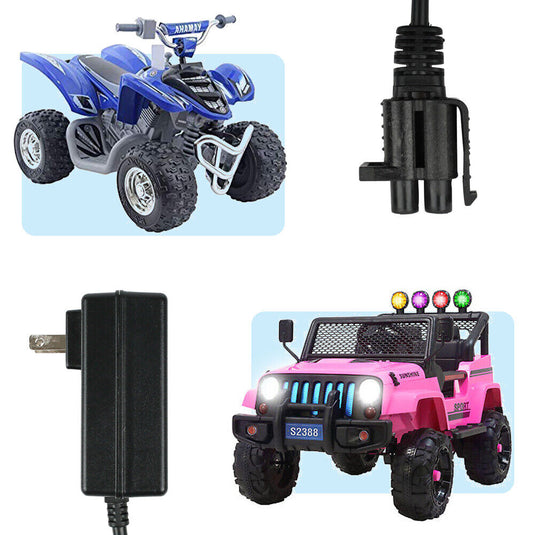 Ride On Toy Battery Charger for Yamaha Raptor 700R and Toyota FJ Cruiser - 12V