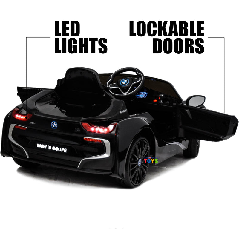 Load image into Gallery viewer, 12V Licensed BMW Kids Ride-On Coupe with RC, MP3, and Single Seat in Multiple Colors
