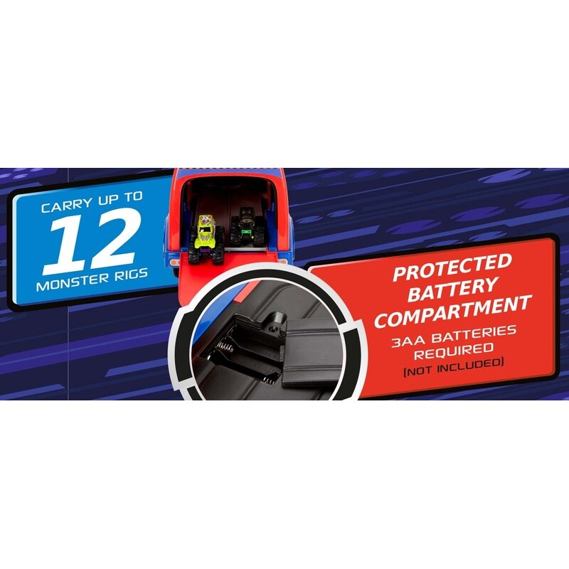 Load image into Gallery viewer, Interactive Monster Truck Ride-On Toy Carrier for Kids Ages 1-3, Supports up to 44 lbs, Unisex
