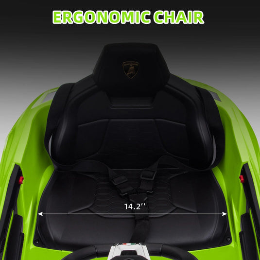 12V Kids' Electric Ride-On Vehicle with Parent Remote Control, Horn, and Radio